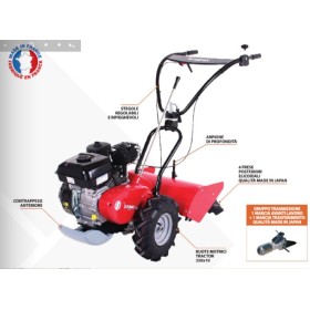 PUBERT MOTOCOLTIVATORE ROTO408HD CON MOTORE BENZINA HONDA GP160 HP. 5 FRESA CM. 50 PUBERT MOTOCOLTIVATORE ROTO408HD CON MOTORE BENZINA HONDA GP160 HP. 5 FRESA CM. 50