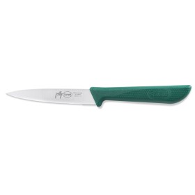 SANELLI JOLLY SPELUCCHINO SEGHETTATO MANICO VERDE LAMA INOX CM. 11