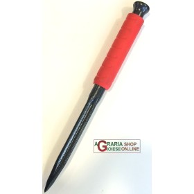SCALPELLO A PUNTA IN ACCIAIO FORGIATO EXTRA FORTE CON MANICO RIVESTITO CM. 30 SCALPELLO A PUNTA IN ACCIAIO FORGIATO EXTRA FORTE CON MANICO RIVESTITO CM. 30