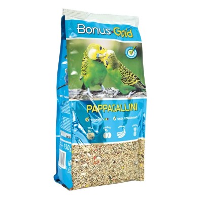 BONUS GOLD MANGIME PER PAPPAGALLINI GR. 750