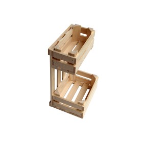 PANETTA CASSETTINA A LISTELLI IN LEGNO DI FAGGIO PORTASPEZIE 2 PIANTI CM. 25h. PANETTA CASSETTINA A LISTELLI IN LEGNO DI FAGGIO PORTASPEZIE 2 PIANTI CM. 25h.