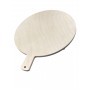 PANETTA TAGLIERE IN LEGNO PER POLENTA IN BETULLA CON PIEDINI DIAM. CM. 30x1,2