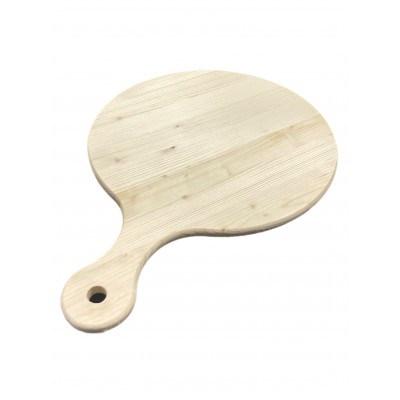 PANETTA TAGLIERE PER POLENTA IN LEGNO DI PINO SENZA COLTELLO CM. 35