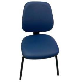 SEDIA INTERLOCUTORE PER UFFICIO IN TESSUTO ECOPELLE BLU SEDIA INTERLOCUTORE PER UFFICIO IN TESSUTO ECOPELLE BLU