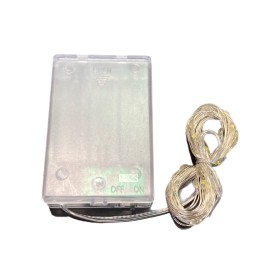 SERIE 50 LUCI DI NATALE MICROLED BIANCO A BATTERIA MT. 5 SERIE 50 LUCI DI NATALE MICROLED BIANCO A BATTERIA MT. 5