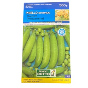 SEMI DI PISELLO ROTONDO MAESTRO MEZZA RAMA GR. 250 SEMI DI PISELLO ROTONDO MAESTRO MEZZA RAMA GR. 250