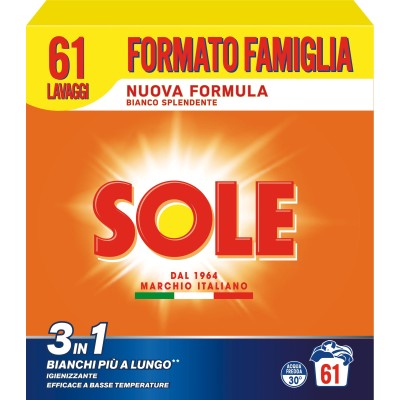 SOLE DETERSIVO LAVATRICE POLVERE 61 MISURINI