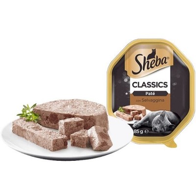 SHEBA PATE' GATTO CLASSIC SELVAGGINA GR.85