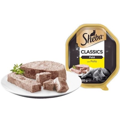 SHEBA PATE' PER GATTO CLASSIC POLLO GR. 85