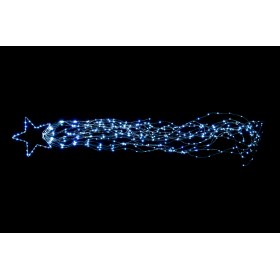STELLA COMETA LUMINOSA CON 800 MICROLED BIANCA MT. 3 STELLA COMETA LUMINOSA CON 800 MICROLED BIANCA MT. 3