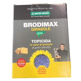 TOPICIDA VELENO PER TOPI TRIS GIRASOLE GUSTO BUSCOTTO  BRODIMAX FORTE GR. 1500 TOPICIDA VELENO PER TOPI TRIS GIRASOLE GUSTO BUSCOTTO  BRODIMAX FORTE GR. 1500