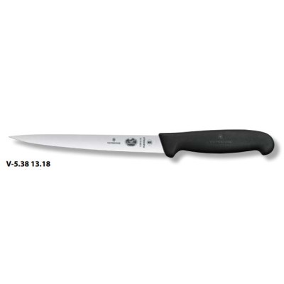 VICTORINOX COLTELLO EXTRA FLESS PER  FILETTARE MANICO FIBROX CM. 18