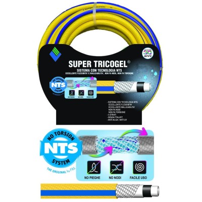 TUBO SUPER TRICOGEL NTS 5 STRATI MAGLIATO MT. 15 3/4 POLL.