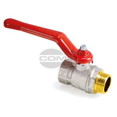 VALVOLA SFERA LEVA ROSSA M/F 1/2 POLL.