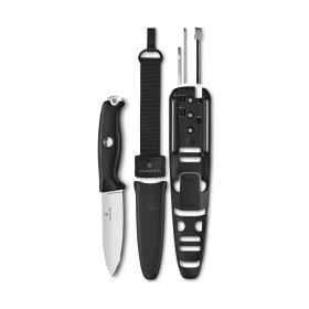 VICTORINOX COLTELLO LAMA FISSA VENTURE PRO NERO CM. 23