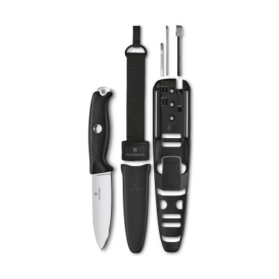VICTORINOX COLTELLO LAMA FISSA VENTURE PRO NERO CM. 23