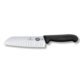 VICTORINOX COLTELLO SANTOKU CON LAMA ALVEOLARE E MANICO IN FIBROX CM. 17 VICTORINOX COLTELLO SANTOKU CON LAMA ALVEOLARE E MANICO IN FIBROX CM. 17