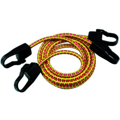 VIGOR CORDE ELASTICHE SET 2 PEZZI CON GANCI IN PLASTICA MM. 8x2000