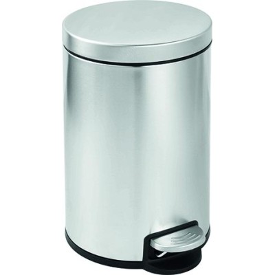 VIGOR PATTUMIERA A PEDALE INOX 12 LITRI CM. 25x40h.