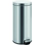 VIGOR PATTUMIERA A PEDALE INOX 30 LITRI CM. 29x65h.