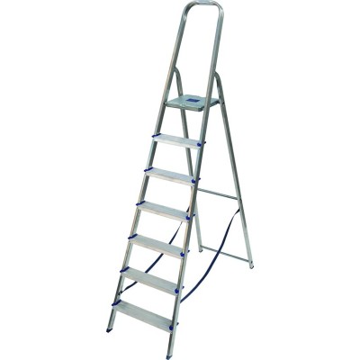 VIGOR SCALA ERCOLE LEGGERA PER CASA IN ALLUMINIO 7 GRADINI