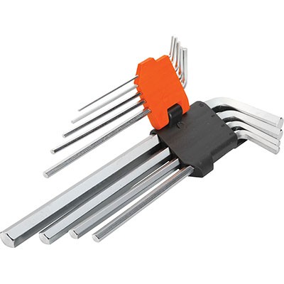 WOKIN CHIAVI ESAGONALI LUNGHE MM 1,5/10 PZ. 9