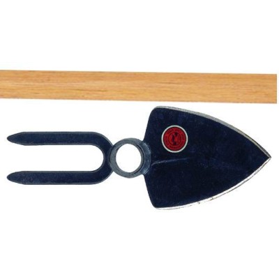 ZAPPE PER GIARDINO FORGIATE MANICATE CUORE CON CORNA CM. 130
