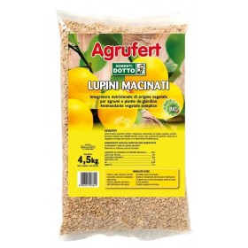 AGRUFERT LUPINI MACINATI PER LA CONCIMAZIONE DI AGRUMI E PIANTE DA GIARDINO Kg 4,5 AGRUFERT LUPINI MACINATI PER LA CONCIMAZIONE DI AGRUMI E PIANTE DA GIARDINO Kg 4,5
