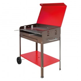 BARBECUE A CARBONE ETNA IN FERRO VERNICIATO CM. 80x50x90h. BARBECUE A CARBONE ETNA IN FERRO VERNICIATO CM. 80x50x90h.