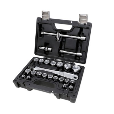 BETA ART. BW 923E/C25 SERIE 20 CHIAVI A BUSSOLA ESAGONALI CON 5 ACCESSORI