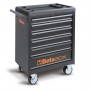 BETA ART. C04BOX A CASSETTIERA NERA CON 6 CASSETTI E PIANO IN ABS CM. 76x46x95h. SENZA UTENSILI