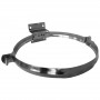 COLLARE INOX CON STAFFA PER TUBI STUFA DIAMETRO CM. 25