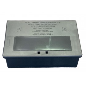 CONTENITORE MIDI CON CHIAVE PER ESCHE TOPICIDA CM. 20X13,5x6 CONTENITORE MIDI CON CHIAVE PER ESCHE TOPICIDA CM. 20X13,5x6