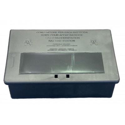 CONTENITORE MIDI CON CHIAVE PER ESCHE TOPICIDA CM. 20X13,5x6