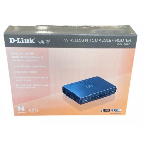 D-LINK DSL-2680 Wireless N 150 ADSL2 Home Router D-LINK DSL-2680 Wireless N 150 ADSL2 Home Router