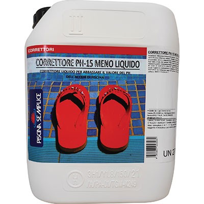 CORRETTORE PH- PER PISCINA MOD. AS/60 LT. 5