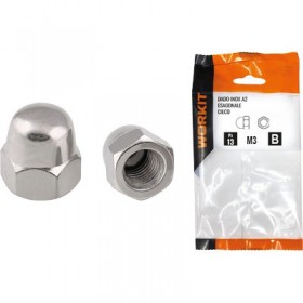 DADI ESAGONALE CIECO INOX A2 SELF M 4 PZ. 16 DADI ESAGONALE CIECO INOX A2 SELF M 4 PZ. 16