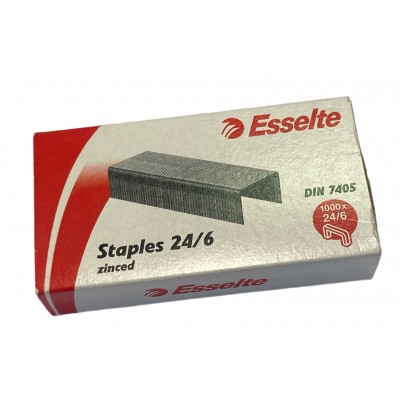 ESSELTE STAPLES PUNTI PER SPILLATRICI 24/6 PZ. 1000