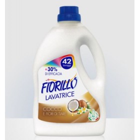 FIORILLO DETERSIVO BUCATO A MANO E IN LAVATRICE Cocco e fiori di Tiarè LT. 2,5 FIORILLO DETERSIVO BUCATO A MANO E IN LAVATRICE Cocco e fiori di Tiarè LT. 2,5