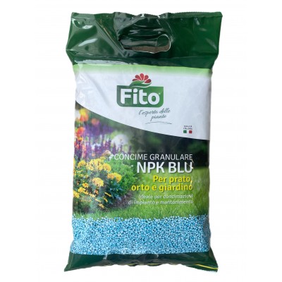 FITO Concime minerale blu NPK 12.12.17 con microelementi kg. 5