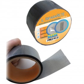 NASTRO ADESIVO RIPARA RETE ZANZARIERA mm. 5 mt. 2 NASTRO ADESIVO RIPARA RETE ZANZARIERA mm. 5 mt. 2