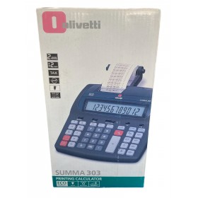 OLIVETTI SUMMA 303 CALCOLATRICE SCRIVENTE DA TAVOLO CON DISPLAY LCD OLIVETTI SUMMA 303 CALCOLATRICE SCRIVENTE DA TAVOLO CON DISPLAY LCD
