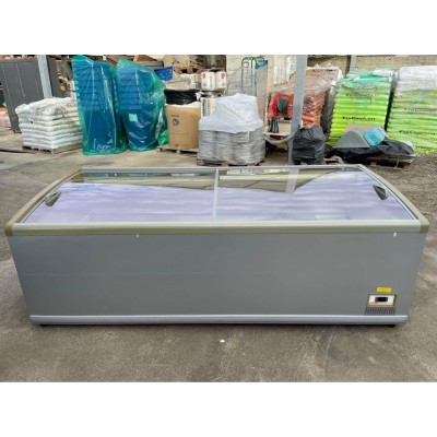 Oscartielle Isola Urano maxi BT L250 banco frigo congelatore espositore supermercato pescheria