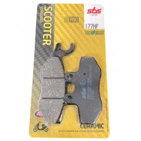 PASTIGLIE FRENO ANTERIORE SBS 177HF PER MOTO APRILIA DERBI GILERA PEUGEOT PIAGGIO PASTIGLIE FRENO ANTERIORE SBS 177HF PER MOTO APRILIA DERBI GILERA PEUGEOT PIAGGIO
