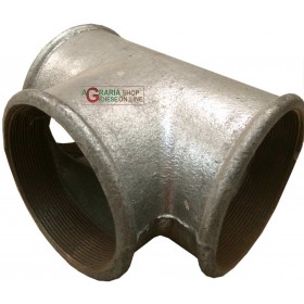 RACCORDO A TEE ZINCATA FEMMINA DIAM. 3 Pollici. RACCORDO A TEE ZINCATA FEMMINA DIAM. 3 Pollici.