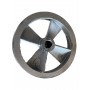 Puleggia volano per compressore in ghisa Profilo a V diam. 246 mm. foro  17 mm. con scanalatura
