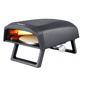 Reber Forno Pizza a Gas con Piastra rotante in pietra refrattaria cm. 32 Reber Forno Pizza a Gas con Piastra rotante in pietra refrattaria cm. 32