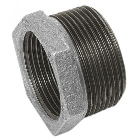 RIDUZIONE IN GHISA ZINCATA FILETTATA MASCHIO FEMMNIA GR. 3 - 2 1/2 POLL. RIDUZIONE IN GHISA ZINCATA FILETTATA MASCHIO FEMMNIA GR. 3 - 2 1/2 POLL.