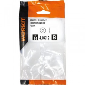 RONDELLE PIANE GREMBIALINA 3D INOX A2 MM 5x15 S. MM 1,2 PZ. 51 RONDELLE PIANE GREMBIALINA 3D INOX A2 MM 5x15 S. MM 1,2 PZ. 51