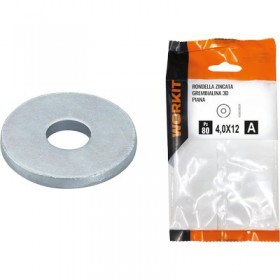 RONDELLE PIANE GREMBIALINA 3D ZINCATA MM. 8x24 MM. 2,8 PZ. 15 RONDELLE PIANE GREMBIALINA 3D ZINCATA MM. 8x24 MM. 2,8 PZ. 15